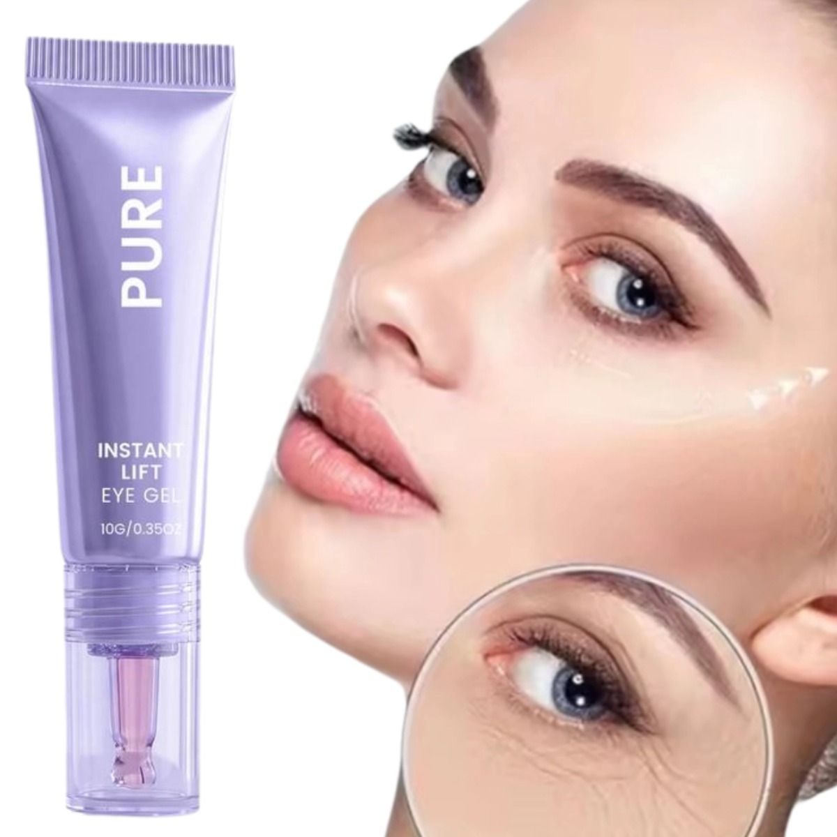 Eye Cream Peptide - Gel para Olhos Instantâneo PURE com