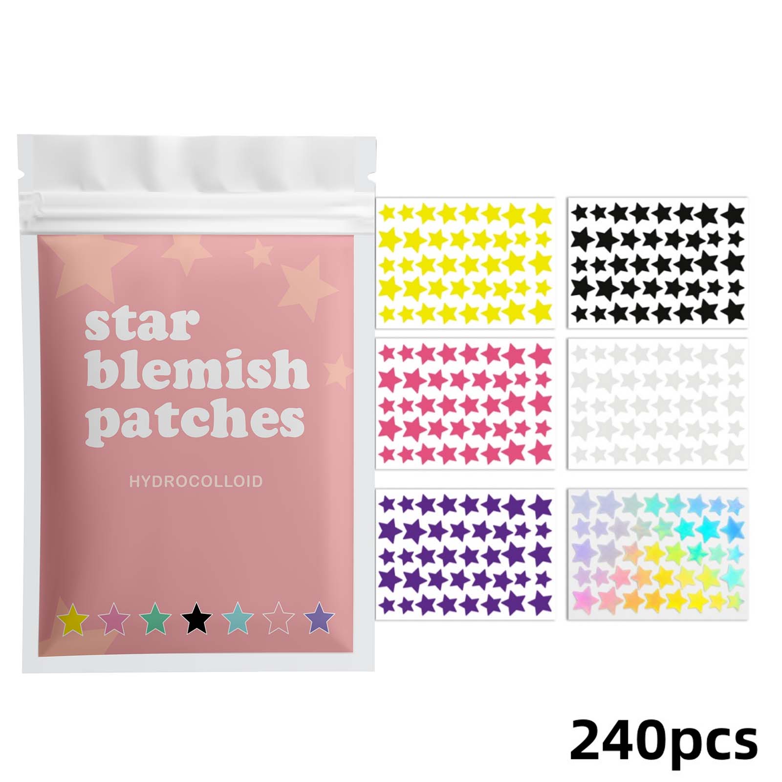 Tea Tree Spot Treatment - 240/480PCS Adesivos de Estrela para Espinhas,