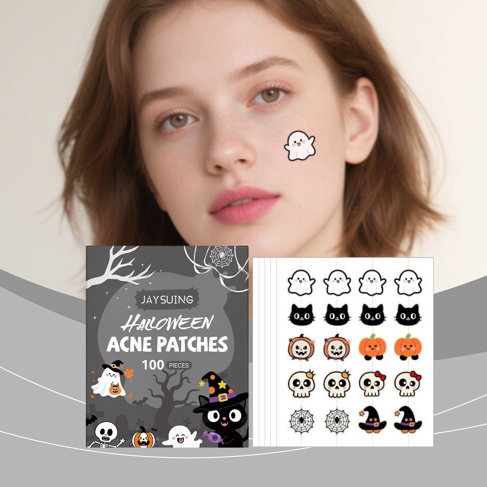 Remendos de acne de Halloween, - Tea Tree Spot Treatment avaliação e preço