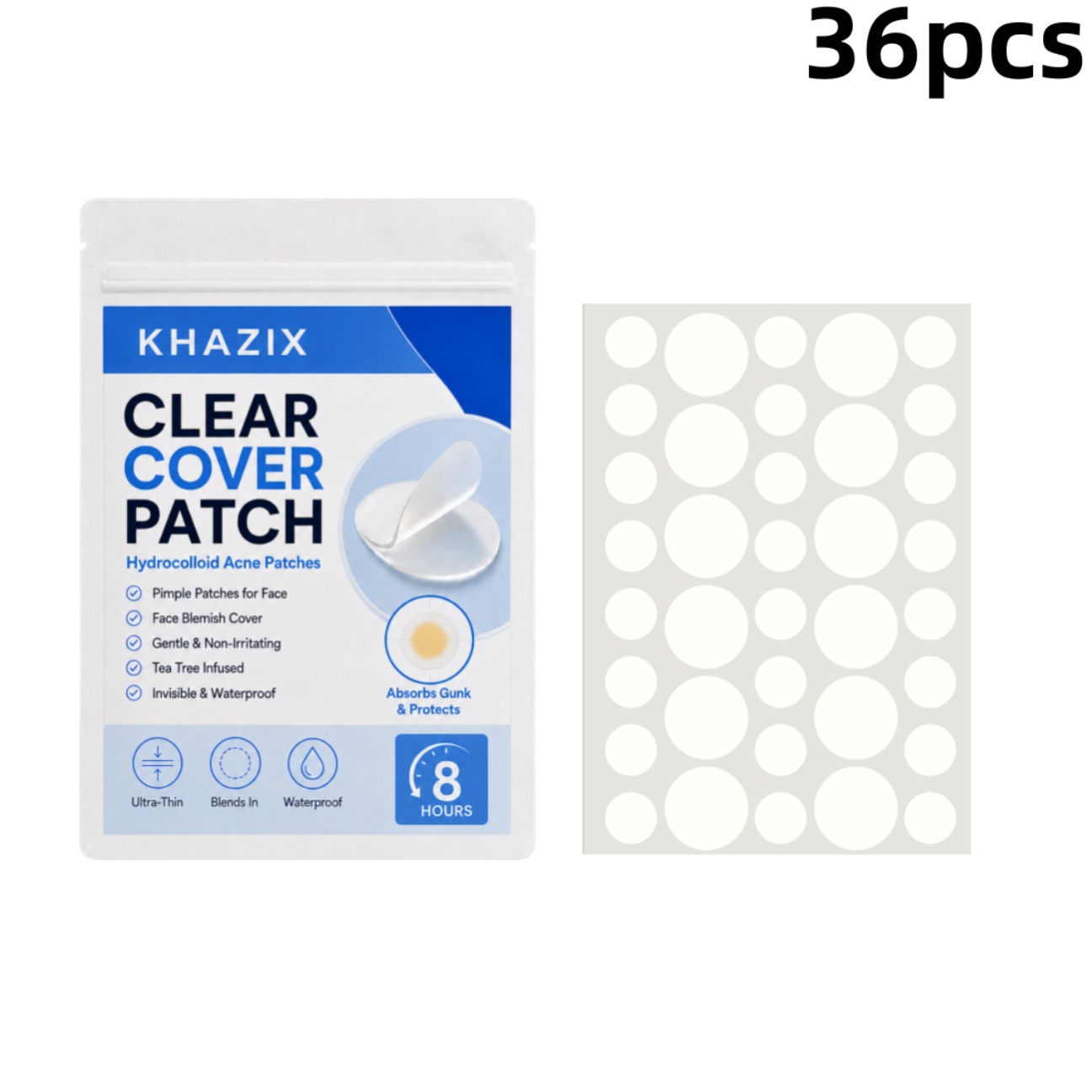 36 Adesivos Transparentes para - Hydrocolloid Acne Patch avaliação e preço