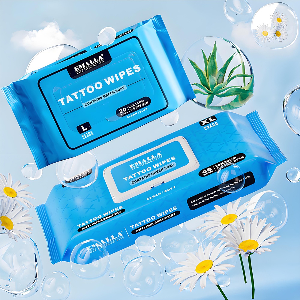 Lenços de limpeza para tatuage - Xl Skincare avaliação e preço