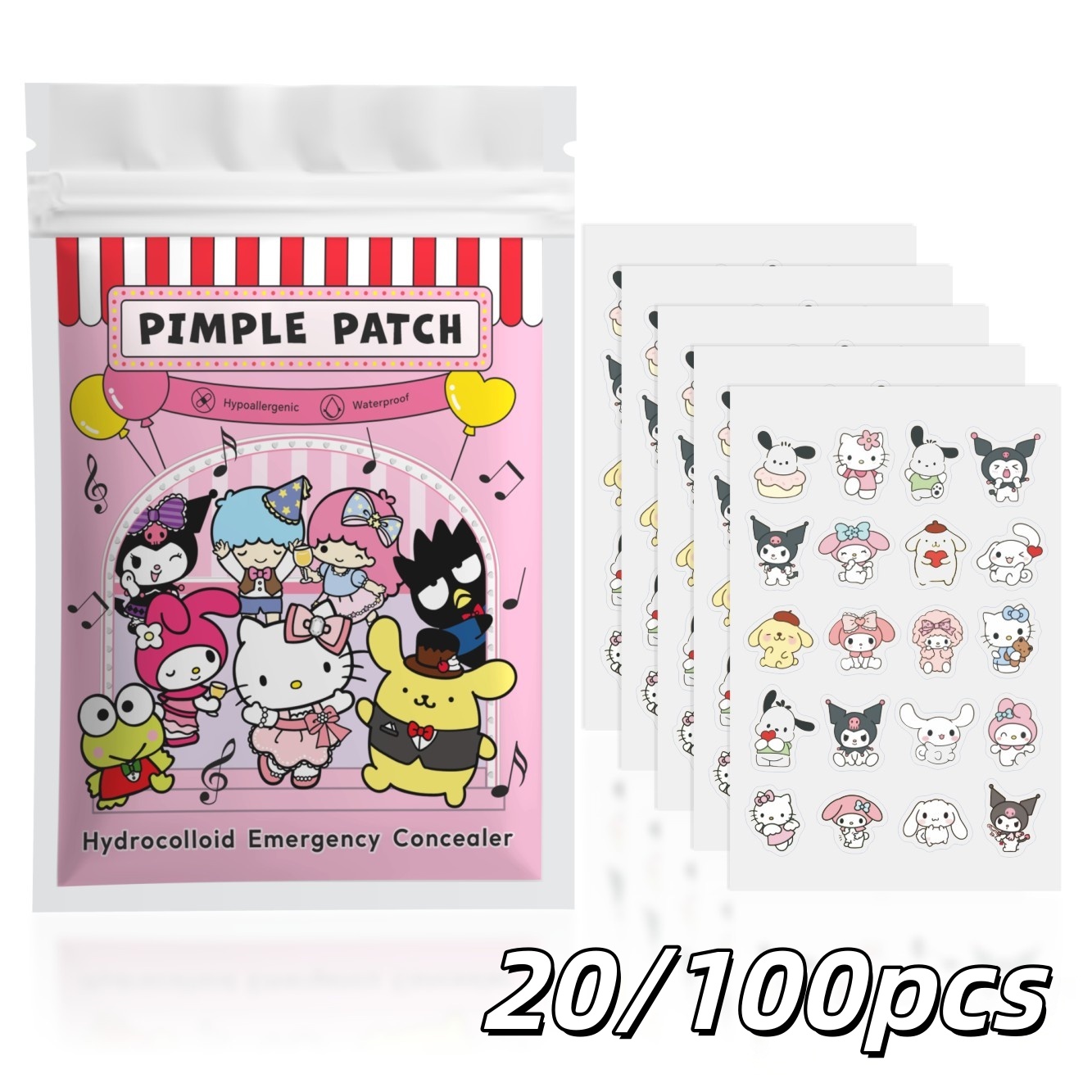 Conjunto de 20/100 Adesivos Hi - Hydrocolloid Acne Patch avaliação e preço