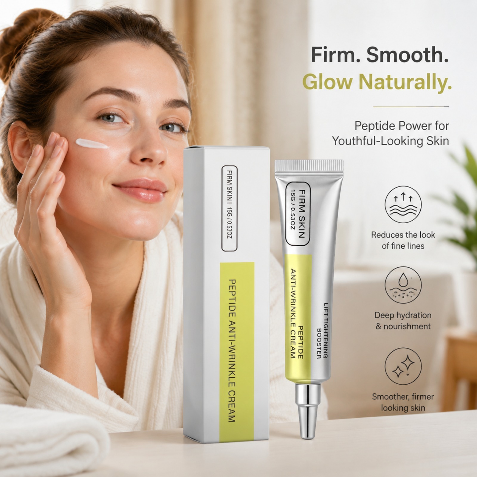 Creme Facial com Retinol e Pep - Eye Cream Peptide avaliação e preço