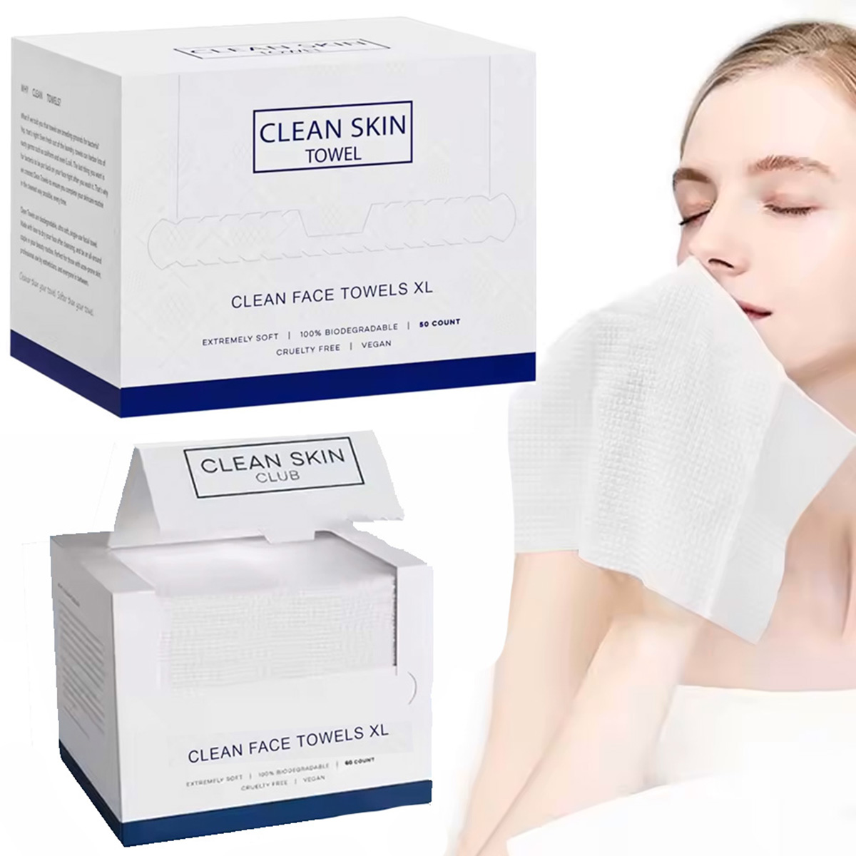 50 Unidades/Caixa Toalhas Faci - Xl Skincare avaliação e preço