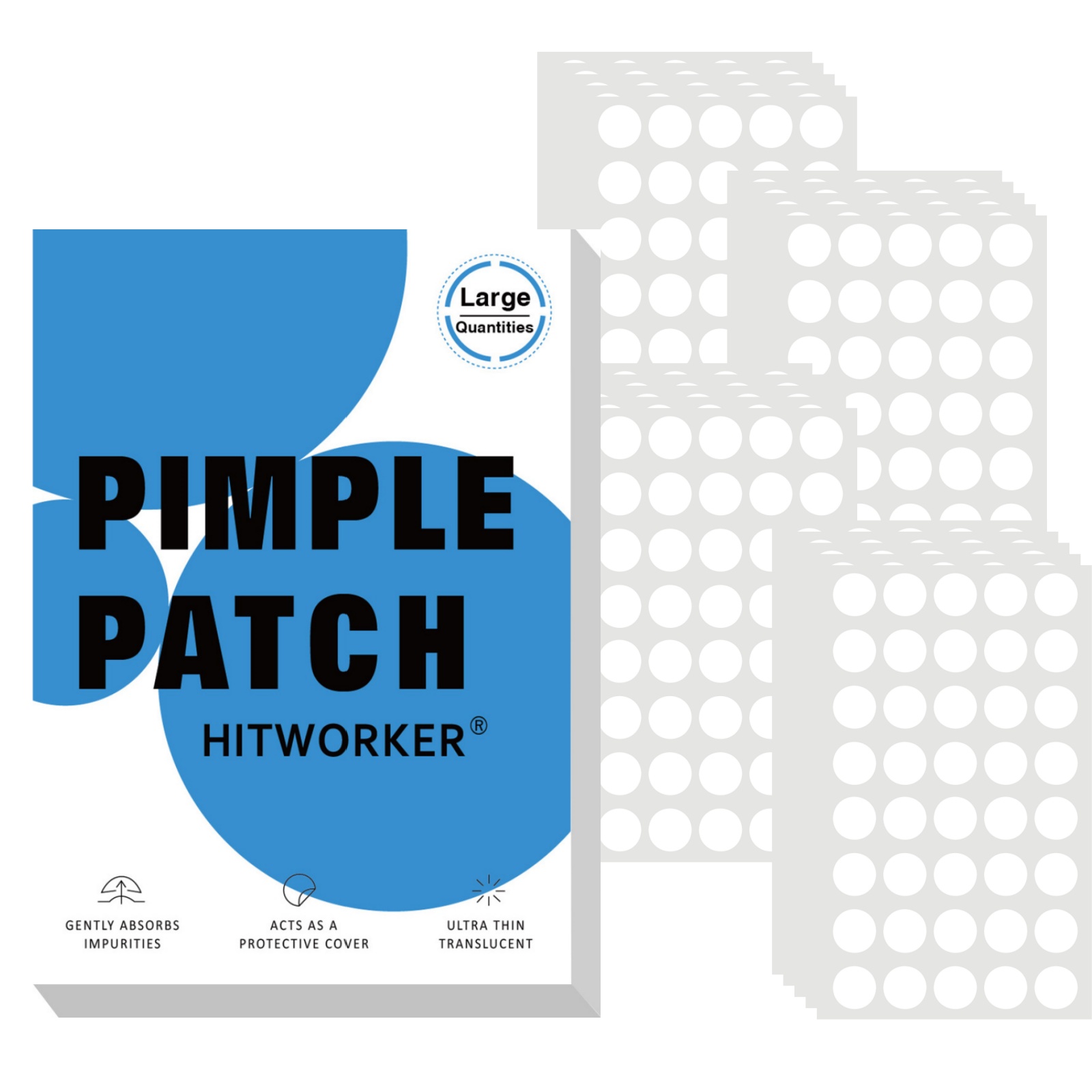800 Adesivos Hidrocoloides par - Hydrocolloid Acne Patch avaliação e preço