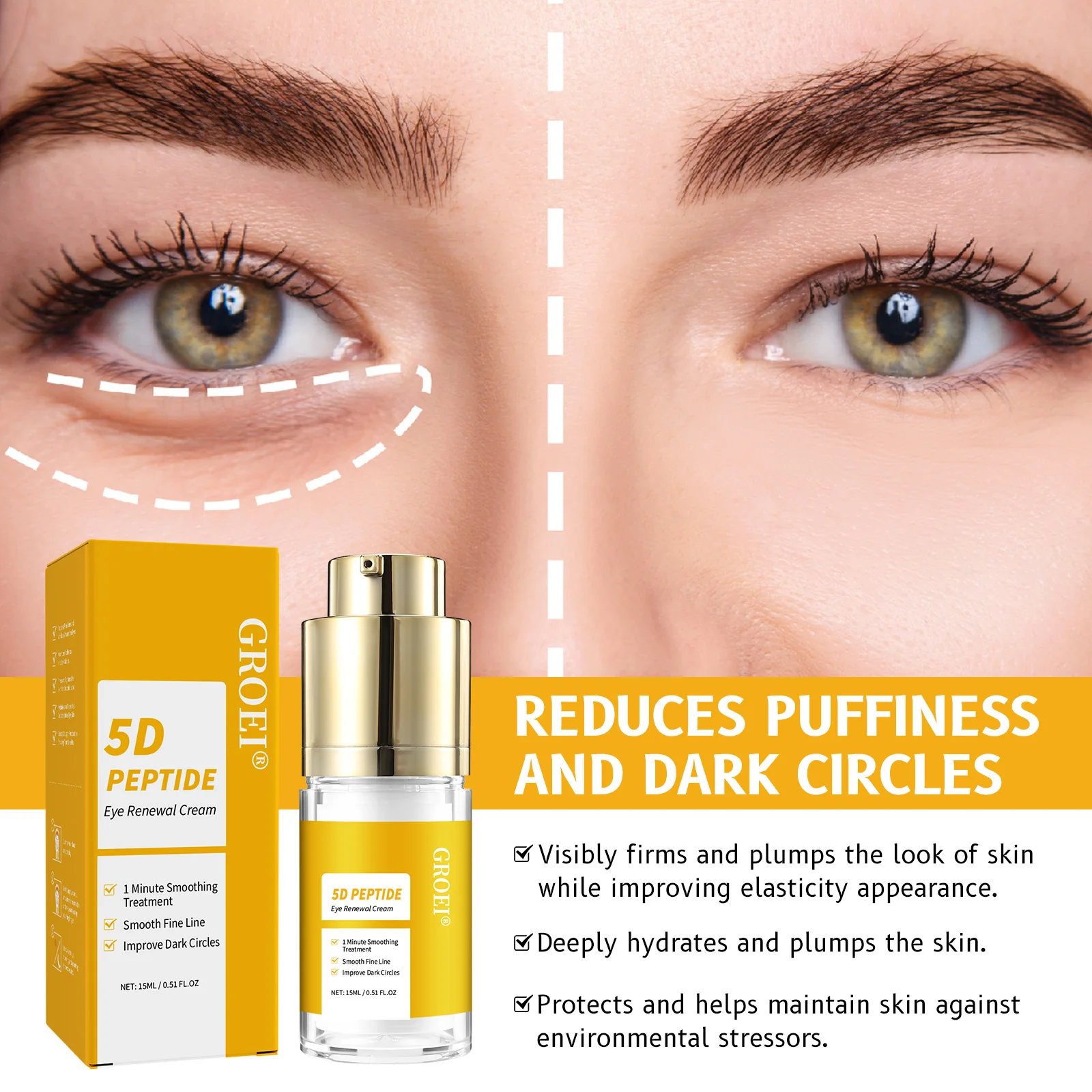 Solução Dark Circle & Puffines - Eye Cream Peptide avaliação e preço